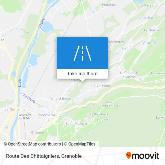 Route Des Châtaigniers map