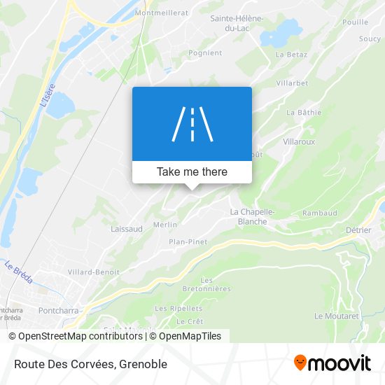 Route Des Corvées map