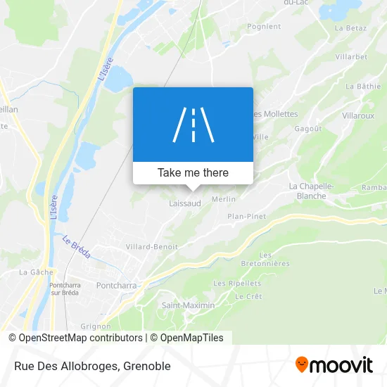 Rue Des Allobroges map