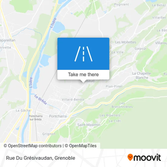 Rue Du Grésivaudan map