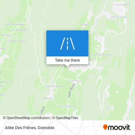 Allée Des Frênes map