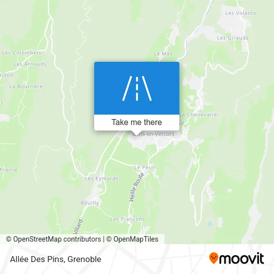Allée Des Pins map
