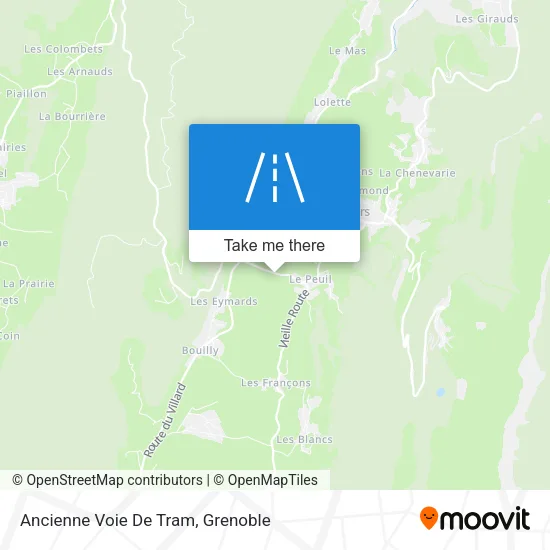 Ancienne Voie De Tram map