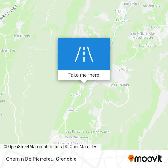 Chemin De Pierrefeu map
