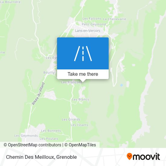 Chemin Des Meilloux map