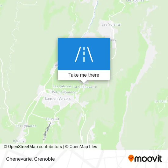 Chenevarie map