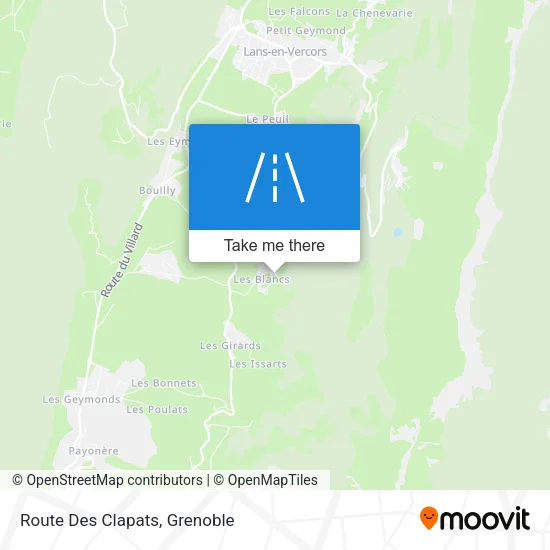 Route Des Clapats map