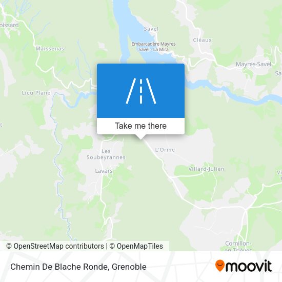 Chemin De Blache Ronde map