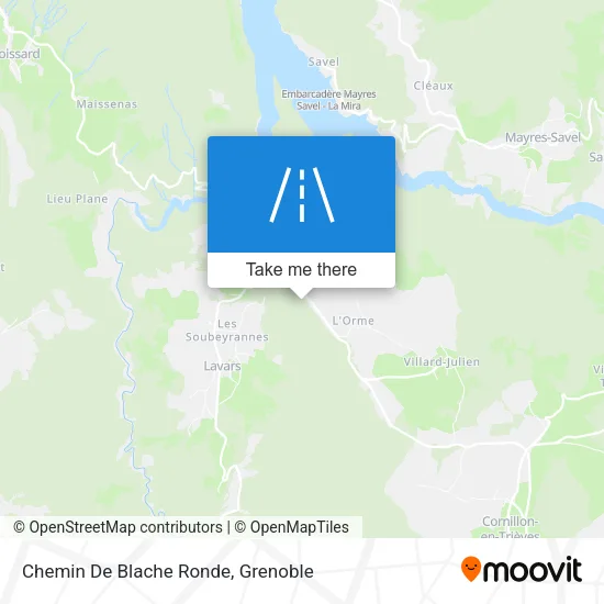Chemin De Blache Ronde map