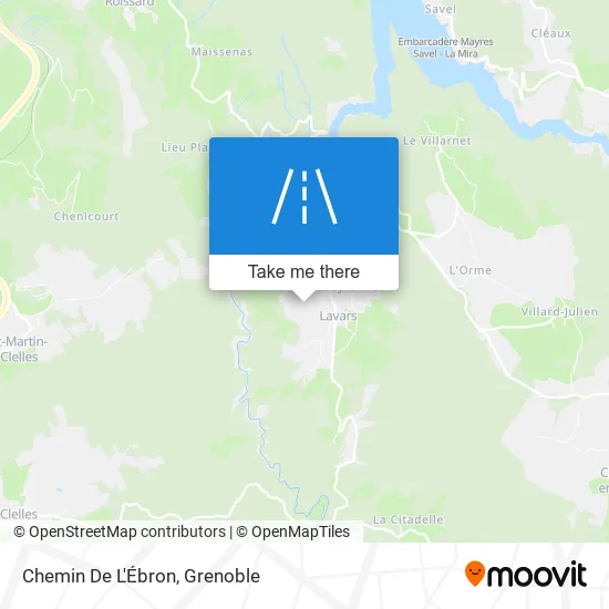 Chemin De L'Ébron map
