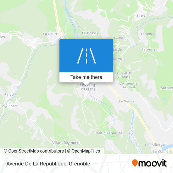 Avenue De La République map