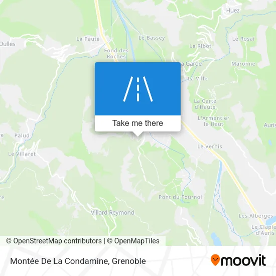 Montée De La Condamine map