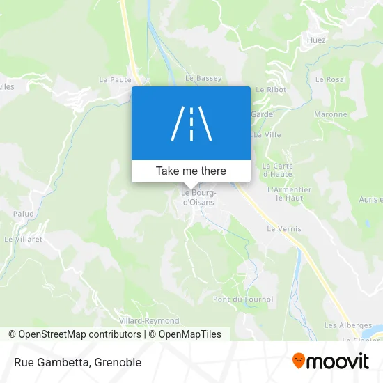 Rue Gambetta map