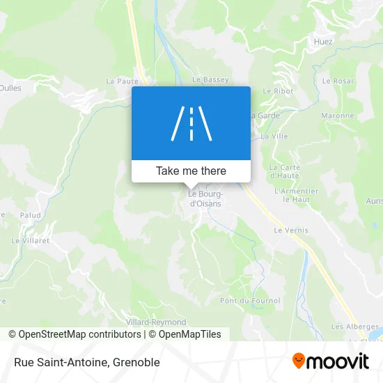 Rue Saint-Antoine map