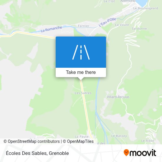Écoles Des Sables map