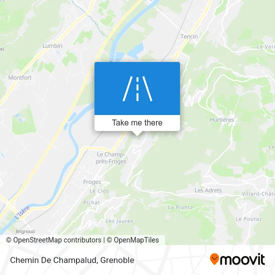 Chemin De Champalud map