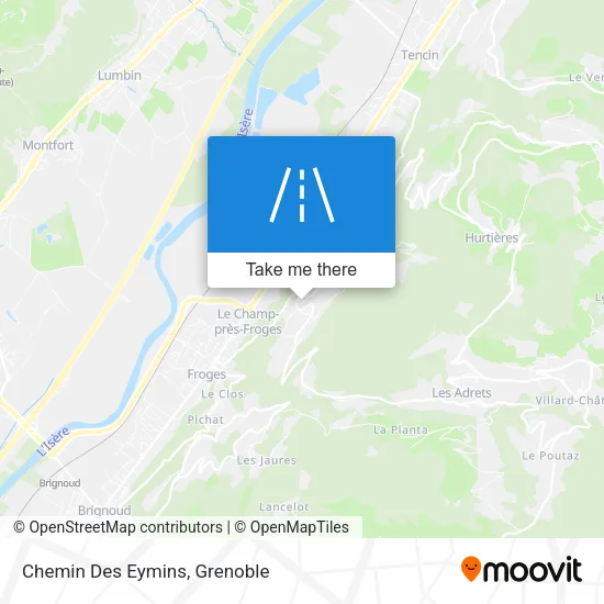 Chemin Des Eymins map