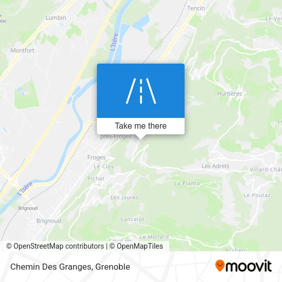 Chemin Des Granges map