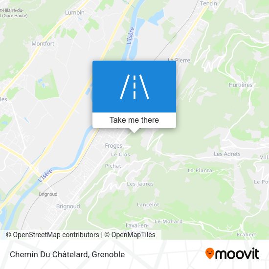 Chemin Du Châtelard map