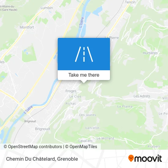 Chemin Du Châtelard map