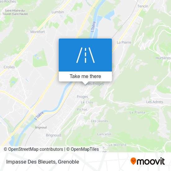 Impasse Des Bleuets map