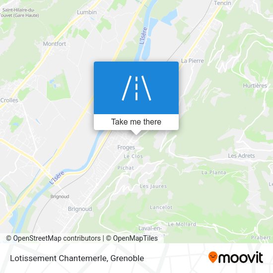 Lotissement Chantemerle map