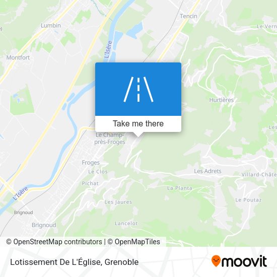 Lotissement De L'Église map