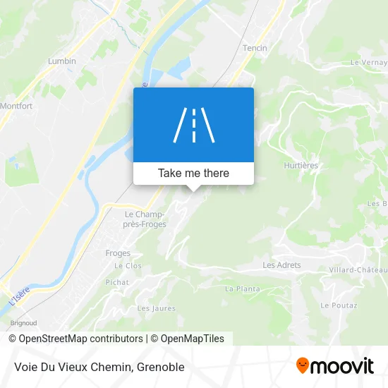 Voie Du Vieux Chemin map