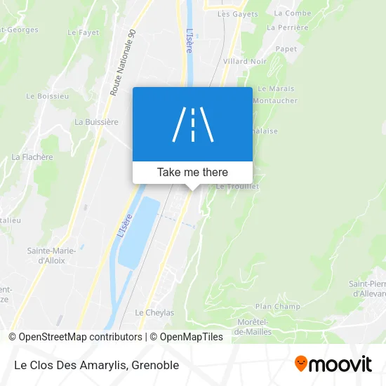 Le Clos Des Amarylis map