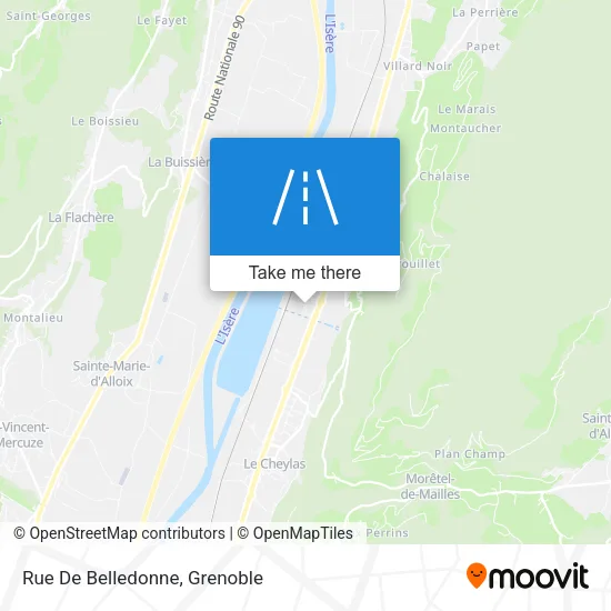Rue De Belledonne map