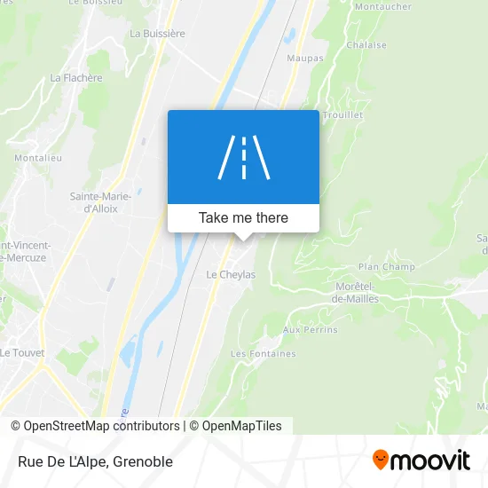 Rue De L'Alpe map