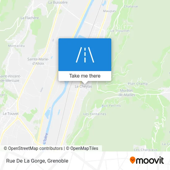 Rue De La Gorge map