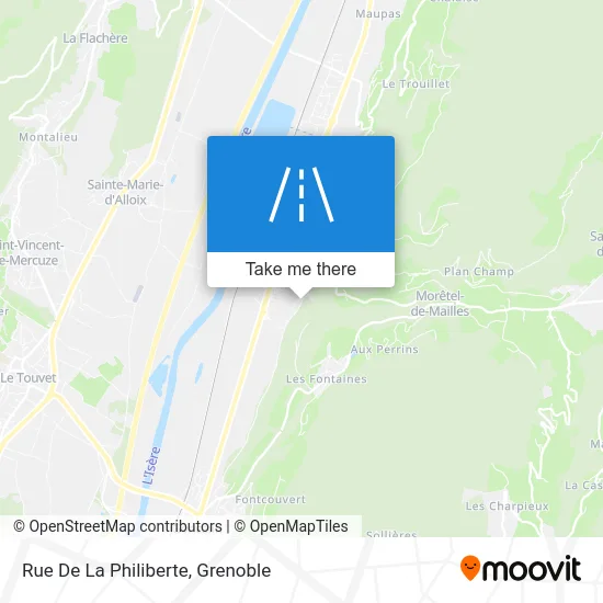 Rue De La Philiberte map