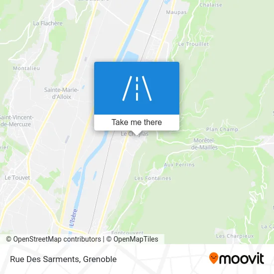 Rue Des Sarments map