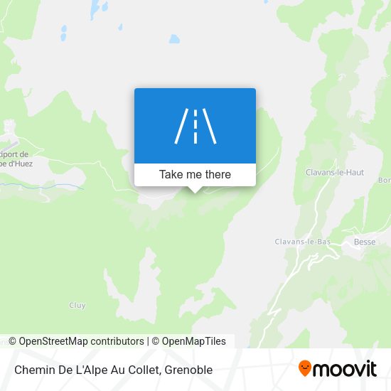 Chemin De L'Alpe Au Collet map