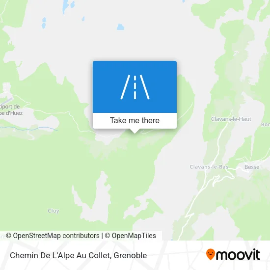 Chemin De L'Alpe Au Collet map