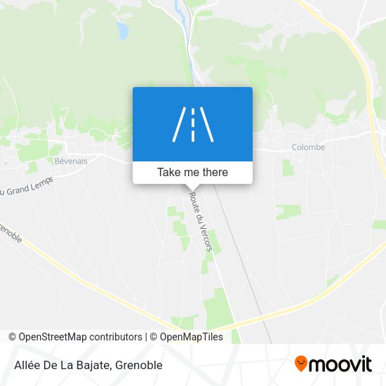 Allée De La Bajate map