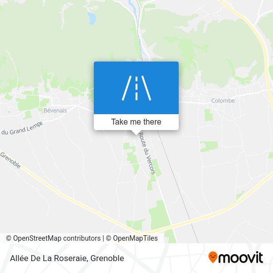 Allée De La Roseraie map