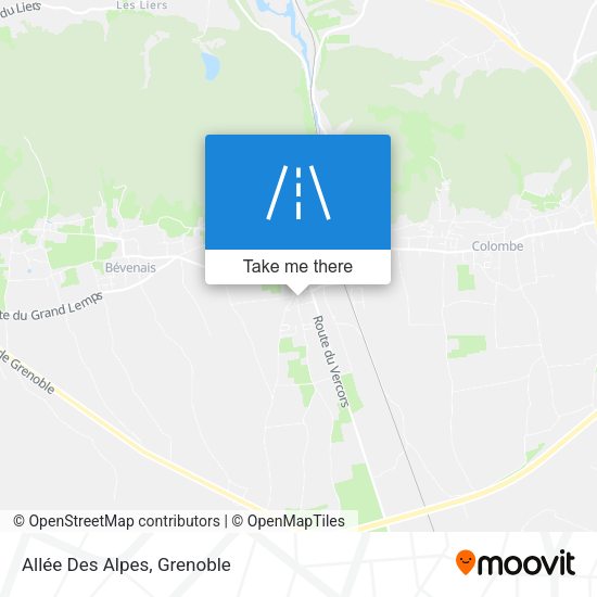 Allée Des Alpes map