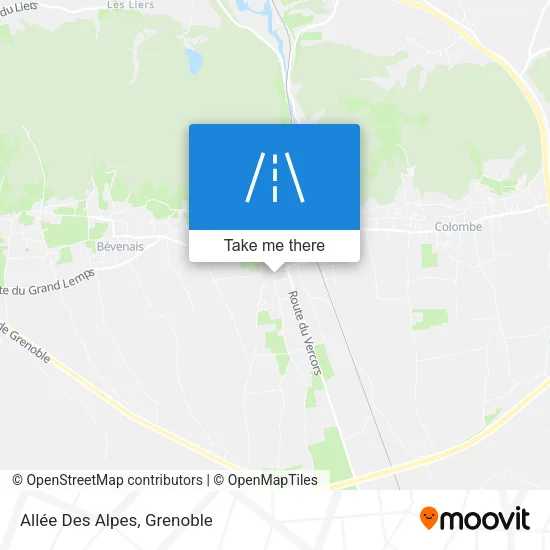 Allée Des Alpes map