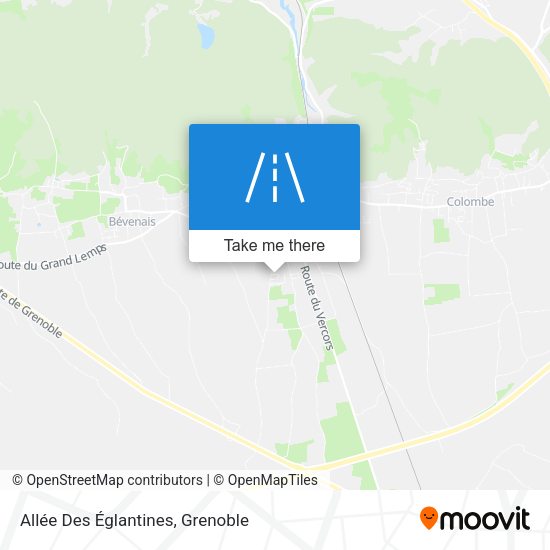 Allée Des Églantines map