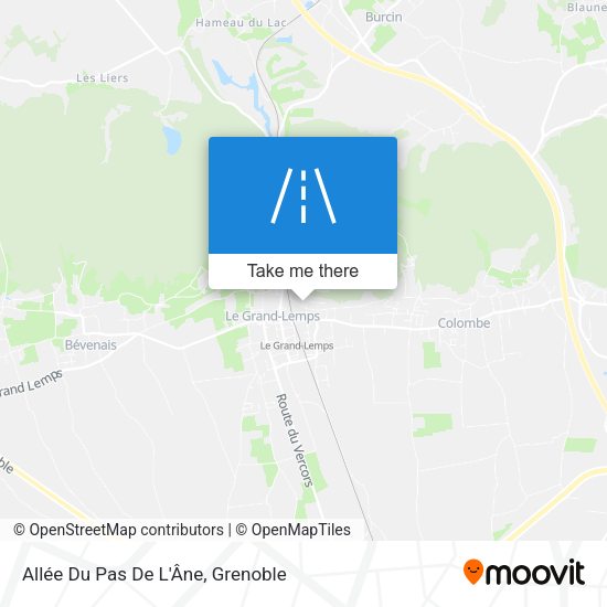Allée Du Pas De L'Âne map