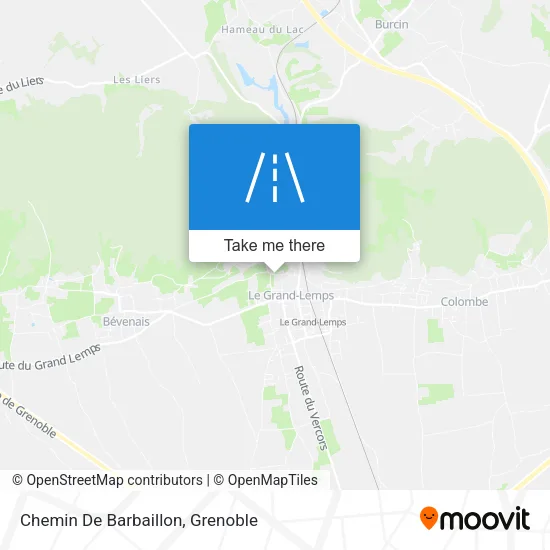 Chemin De Barbaillon map