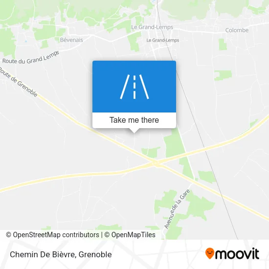 Chemin De Bièvre map