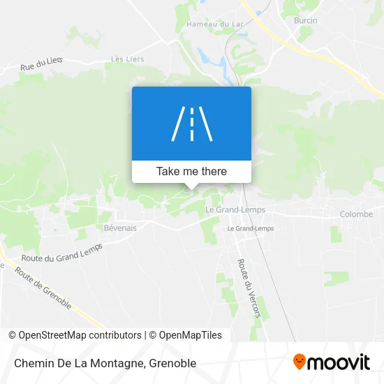 Chemin De La Montagne map