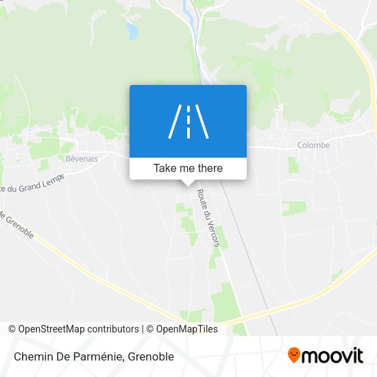 Chemin De Parménie map