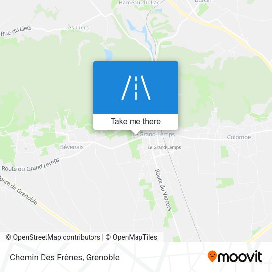 Chemin Des Frênes map