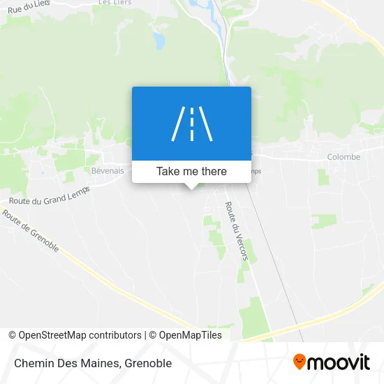 Chemin Des Maines map