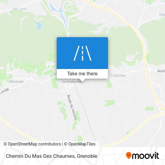 Chemin Du Mas Des Chaumes map