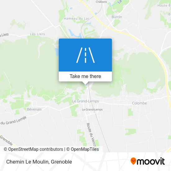 Chemin Le Moulin map